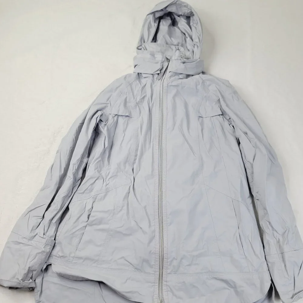 Lululemon‎ Women's Lavender Fo Drizzle Fox Tunic Rain Windbreaker Jacket Size 6